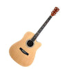 Trinity Acoustic Guitars Natural Color Trinity Highway 41 Semi-Acoustic Cutaway Guitar