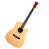 Trinity Acoustic Guitars Natural Color Trinity TNY-5000 41inch Acoustic Guitar with Cutaway