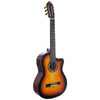 Valencia Classical Guitars Antique Sunburst Valencia VA304CE Cutaway Semi Electric Classical Guitar