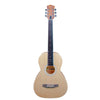 Vault Acoustic Guitar Bundles Natural Vault PA36 Parlor Body Compact Acoustic Guitar with Bajaao 22mm Padded Gigbag