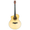 Vault Acoustic Guitars Acoustic / Left Handed / Natural Vault EA40 41 inch Premium Solid Spruce-Top Cutaway Acoustic Guitar