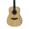 Vault Acoustic Guitars Natural Vault DA40 41 Inch Premium Solid Spruce-Top Dreadnought Acoustic Guitar