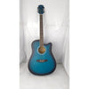 Vault Acoustic Guitars NONBARCODE003 Vault EA10 40inch Medium Cutaway Acoustic Guitar- Blue Burst - Open Box B Stock