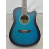 Vault Acoustic Guitars Vault EA10 40inch Medium Cutaway Acoustic Guitar- Blue Burst - Open Box B Stock