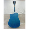 Vault Acoustic Guitars Vault EA10 40inch Medium Cutaway Acoustic Guitar- Blue Burst - Open Box B Stock