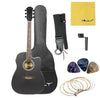 Vault Acoustic Guitars Vault ED-10 41 inch Cutaway Acoustic Guitar with Bag, Strings, Straps, Picks, Stringwinder & Polishing Cloth - Open Box