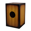 Vault Cajons Vault BCJ-24 Birch/Black/Zebra Wood Cajon with Adjustable Snare