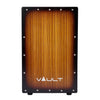 Vault Cajons Zebrawood-Tobacco Sunburst Vault BCJ-24 Birch/Black/Zebra Wood Cajon with Adjustable Snare