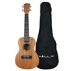 Vault Concert Ukuleles ElectroAcoustic Vault UK-2000C 23-Inch Solid Mahogany Top Premium Concert Ukulele With Gigbag