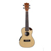 Vault Concert Ukuleles Natural Vault UK-1000CCE 23-Inch Solid Spruce Top Premium Semi Cutaway Electro- Acoustic Concert Ukulele