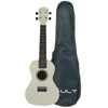 Vault Concert Ukuleles White Glossy Vault UK-003 Concert Colourful Ukulele 23 inch With Gig Bag