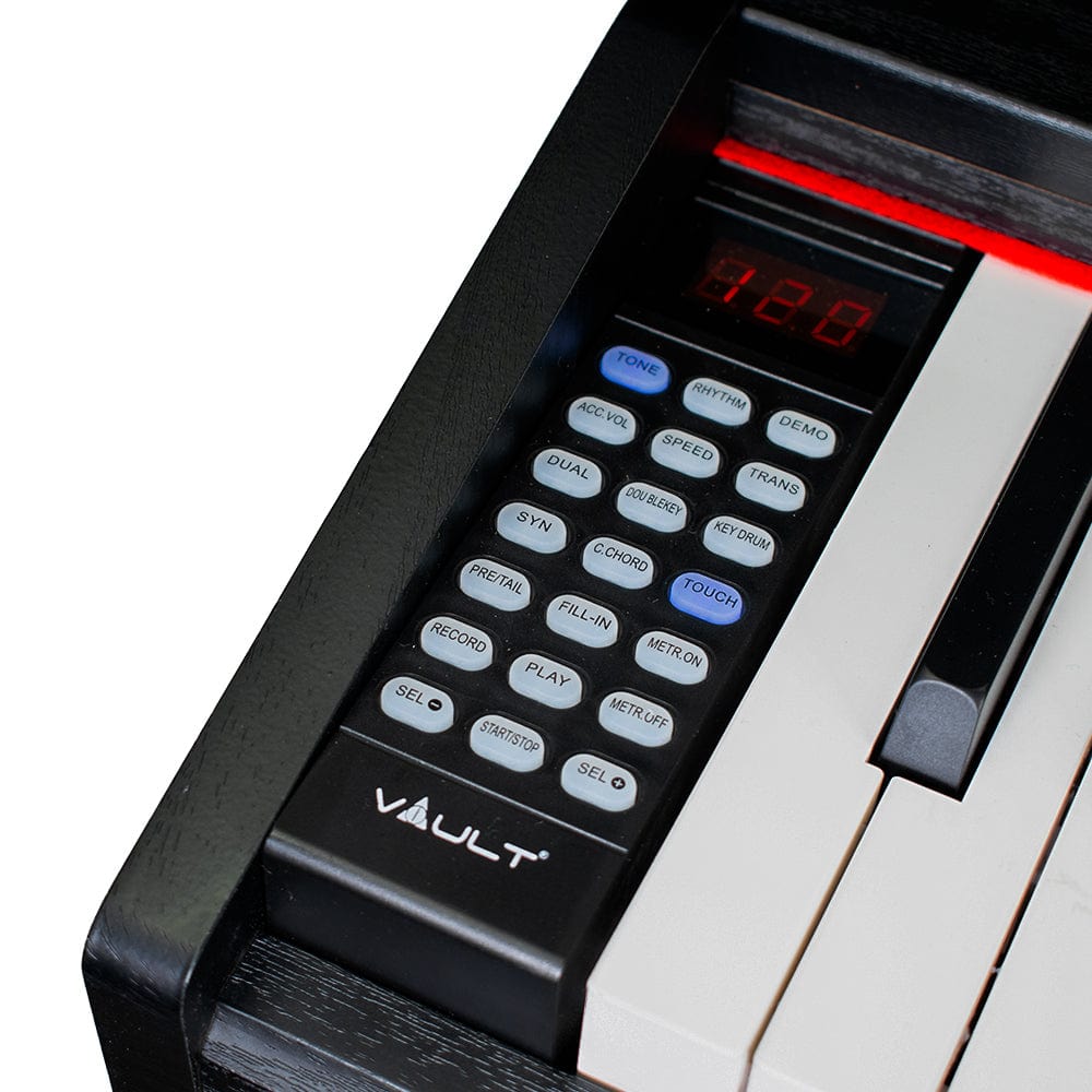 Vault Digital Pianos Vault Avanti 88 Key Digital Piano with Weighted Keys and U Type Stand