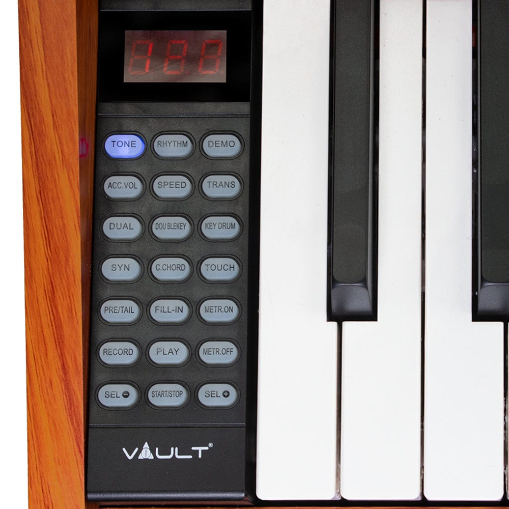 Vault Digital Pianos Vault Avanti 88 Key Digital Piano with Weighted Keys and U Type Stand