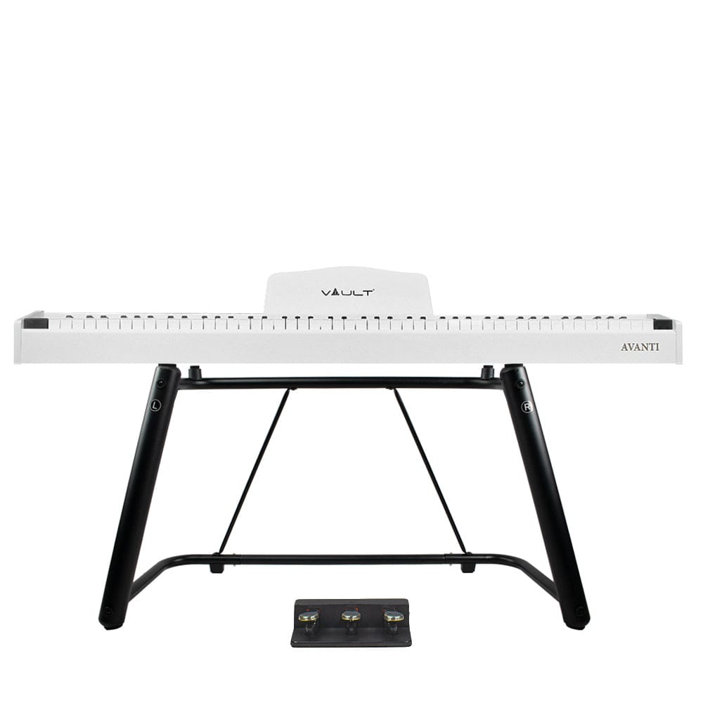 Vault Digital Pianos Vault Avanti 88 Key Digital Piano with Weighted Keys and U Type Stand