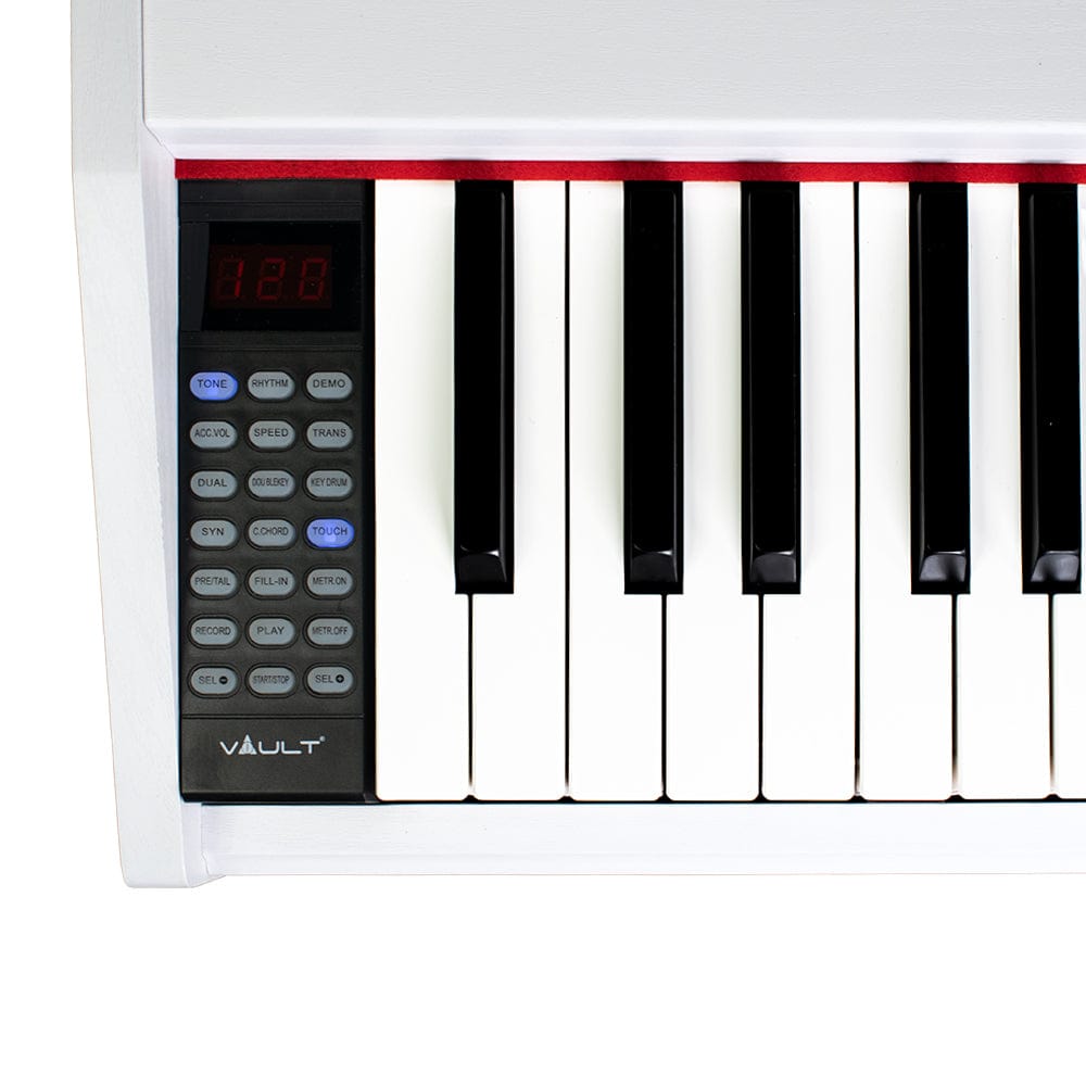 Vault Digital Pianos Vault Avanti 88 Key Digital Piano with Weighted Keys and U Type Stand