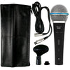 Vault Dynamic Microphones Vault DCM-58S Dynamic Cardioid Microphone with Switch, Mic Clip and XLR cable