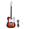 Vault Electric Guitars Bundles Vault TL1 Tele Style Electric Guitar with Gigbag, Amplifier, Tuner, Cable, Polishing Cloth & Ebook