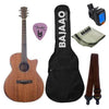 Vault Electro Acoustic Guitar Bundles Vault S360T-SK 41 inch Premium Cutaway Electro Acoustic Guitar Bundle with Amplifier, Cable and Tuner