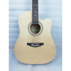 Vault Electro Acoustic Guitars Vault ED-10CE 41 inch Cutaway Electro Acoustic Guitar - Natural - Open Box B Stock