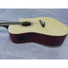 Vault Electro Acoustic Guitars Vault ED-10CE 41 inch Cutaway Electro Acoustic Guitar - Natural - Open Box B Stock