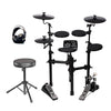 Vault Electronic Drum Kits ED-5 Bundle With HD-680 Headphones and Drum Throne Vault ED-5 USB 7 Piece Electronic Drum Kit