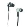 Vault In-Ear Wired Headphones Black Vault Buds Earphones with In-line Mic & 3D Stereo Sound for iPhone & Android Phones