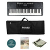 Vault Keyboard Bundles Black Vault KT-54 Keytone 54-Key Keyboard With Gigbag, Polishing Cloth, Online Lessons & Ebook