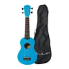 Vault Soprano Ukuleles BlueGlossy Vault UK-003 Soprano Colourful Ukulele 21 inch With Gig Bag