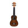 Vault Soprano Ukuleles Natural Vault Performer Pro 21" All Solid Mahogany Premium Soprano Ukulele With EQ & Gigbag