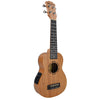 Vault Soprano Ukuleles Natural Vault UK-2000SCE 21-Inch Solid Mahogany Top Premium Electro-Acoustic Soprano Ukulele With EQ & Gigbag