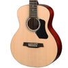 Walden Acoustic Guitars Natural Walden T350 Standard 7/8 Sized Travel Body Acoustic Guitar With Bag