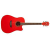 Washburn Acoustic Guitars Red Washburn WD10CEB/BL/R Apprentice Series Acoustic Guitar