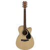 Yamaha Acoustic Guitar Bundles Yamaha FS80C The Ultimate Concert Body Cutaway Acoustic Guitar with Gigbag, Strap, Picks & Ebook