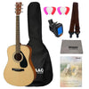 Yamaha Acoustic Guitars Natural / Bundle Yamaha F310 Dreadnought Acoustic Guitar