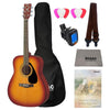 Yamaha Acoustic Guitars Tobacco Brown Sunburst / Bundle Yamaha F310 Dreadnought Acoustic Guitar