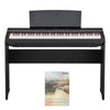 Yamaha Digital Pianos Black w Stand Yamaha P 121 73 Key Pure Sound Engine Digital Piano