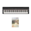 Yamaha Digital Pianos Black Yamaha P 121 73 Key Pure Sound Engine Digital Piano