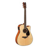 Yamaha Electro Acoustic Guitars Natural Yamaha FGX800C Cutaway Electro Acoustic Guitar