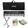 Yamaha Keyboard Bundles Standard / Gigbag, Stand & Cloth Yamaha PSR-F52 61 Keys Portable Keyboard Budle