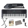 Yamaha Keyboard Bundles Yamaha PSR-E273 61-Key Portable Keyboard with Dust Cover, Stand, Polishing Cloth, Online Lessons & Ebook