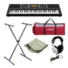 Yamaha Keyboard Bundles Yamaha PSR-E363 61-Key Touch Sensitive Portable Keyboard with Stand, Gig Bag, Polishing Cloth and Headphones