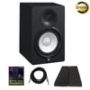 Yamaha Monitor Speaker Bundles Yamaha HS7 Two Way 6.5inch Active Monitor with Isolation Pads, Cable and Ebook - Single Unit