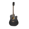 Vault ED-10C 41 inch Cutaway Acoustic Guitar with Bag, Strings, Straps, Picks, Stringwinder & Polishing Cloth