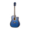 Vault ED-10C 41 inch Cutaway Acoustic Guitar with Bag, Strings, Straps, Picks, Stringwinder & Polishing Cloth